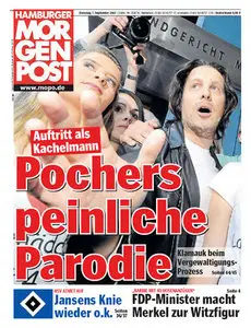 Hamburger Morgenpost vom 7 September 2010