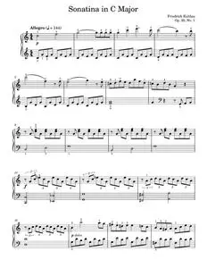 Sonatina In C Major, Op. 20, No. 1 - Friedrich Kuhlau, Jennifer Linn (Piano Solo)
