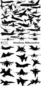 Vectors - Airplane Silhouettes