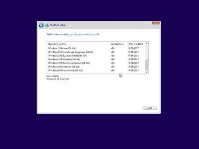 Microsoft Windows 10 AIO RedStone 3 v1709 Fall Creators Update Multilanguage (x86/x64)