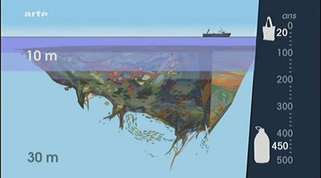(Arte) Le dessous des cartes : Des îles de déchets ? (2011)