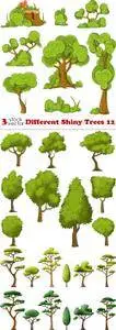 Vectors - Different Shiny Trees 12