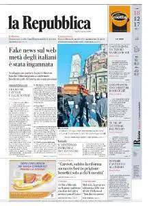 la Repubblica - 18 Dicembre 2017