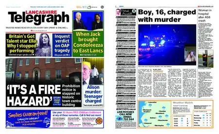 Lancashire Telegraph (Blackburn, Darwen, Hyndburn, Ribble Valley) – November 26, 2019