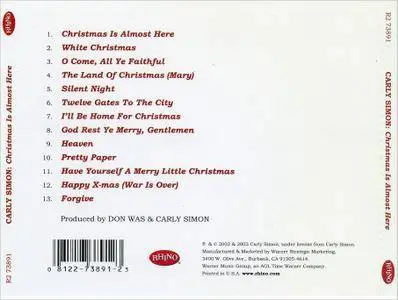 Carly Simon - Christmas Is Almost Here (2002) Expanded Edition 2003