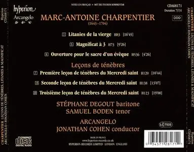 Jonathan Cohen, Arcangelo - Marc-Antoine Charpentier: Leçons de Ténèbres (2018)