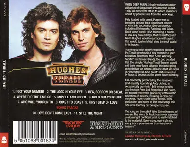 Hughes & Thrall - Hughes & Thrall (1982) [2007, Remaster + Bonus Tracks]