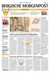 Bergische Morgenpost – 10. Dezember 2018