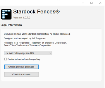Stardock Fences 4.0.7.2 (x64) Multilingual