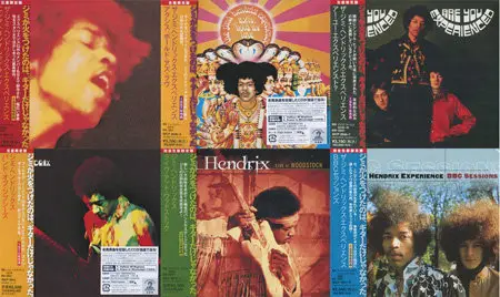 Jimi Hendrix & The Jimi Hendrix Experience - 6x Japanese CDs Collestion (Digital Remaster '2010) RE-UPLOADED