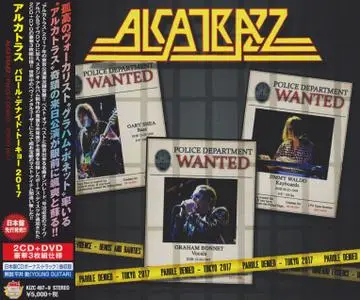 Alcatrazz - Parole Denied: Tokyo 2017 (2018) [2CD + DVD, Japanese edition]