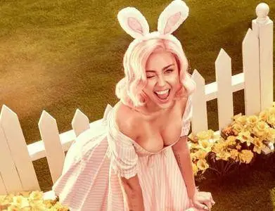 Miley Cyrus by Vijat Mohindra for Vogue's Easter Calendar 2018