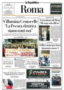 la Repubblica Roma - 7 Novembre 2019