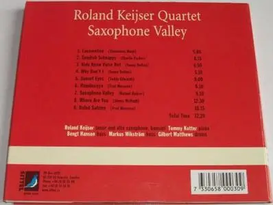Roland Keijser Quartet - Saxophone Valley (2000)