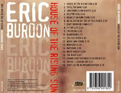 Eric Burdon – House Of The Rising Sun (2001)