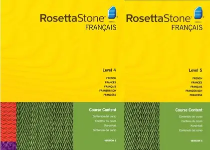 Rosetta Stone French Level 4 & 5