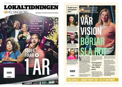 Lokaltidningen Helsingborg – 19 oktober 2019