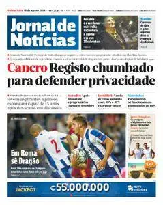 Jornal de Notícias - 18 de agosto 2016