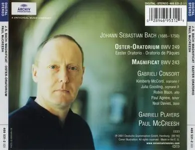 Paul McCreesh, Gabrieli Consort and Players - Bach: Easter Oratorio, Magnificat (2001)