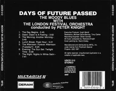 The Moody Blues - Days Of Future Passed (1967) [MFSL UDCD 512] Repost