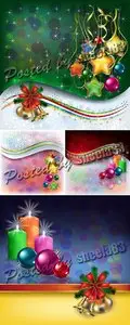Christmas Backgrounds Vector 2