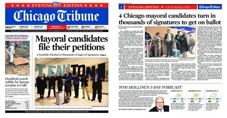 Chicago Tribune Evening Edition – November 19, 2018