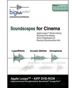 Big Fish Audio Soundscapes For Cinema AiFF Apple Loops DVDR (repost)