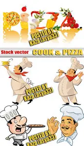 Cook & pizza