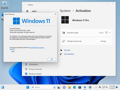 Windows 11 Pro 22H2 Build 22621.1928 (No TPM Required) With Office 2021 Pro Plus Multilingual Preactivated