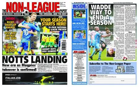 The Non-league Football Paper – July 28, 2019