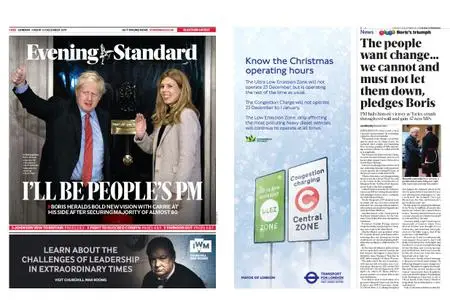 London Evening Standard – December 13, 2019