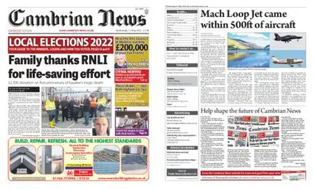 Cambrian News Arfon & Dwyfor – 12 May 2022
