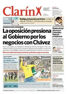 Diário Clarin 21 de Junho de 2010