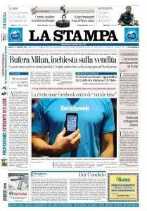 La Stampa Torino Provincia e Canavese - 13 Gennaio 2018