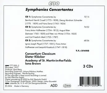 Dieter Klöcker, Consortium Classicum, Iona Brown, The Academy of St. Martin-in-the-Fields - Symphonies Concertantes (2004)