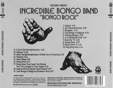 Incredible Bongo Band - Bongo Rock (2006) {Mr. Bongo Recordings} **[RE-UP]**