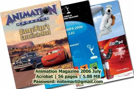 Notemart's Collection: Animation Magazine 2006 - Q3 (Repost)