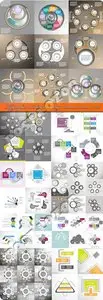 Infographics and diagram design elements vector set 185