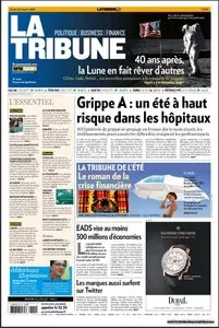 La Tribune, du Lundi 20 Juillet 2009.
