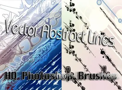 Vector Abstract Lines Brushes