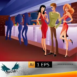 Club vector illustration
