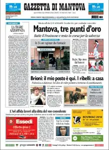 LA GAZZETTA DI MANTOVA DEL 24 GENNAIO 2010