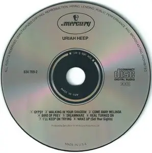 Uriah Heep - Uriah Heep (1970) {1990, US Press} Re-Up