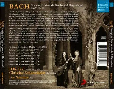 Hille Perl, Christine Schornsheim, Lee Santana- J.S. Bach - Trio Sonatas Nos. 1-6 (2009)
