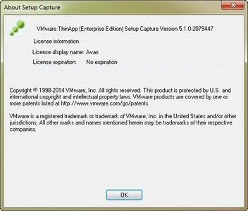 VMWare ThinApp Enterprise 5.1.0 Build 2079447