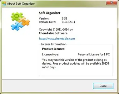 Soft Organizer 3.33