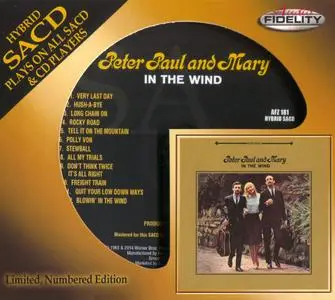 Peter, Paul and Mary - In The Wind (1963) [Audio Fidelity 2014] PS3 ISO + DSD64 + Hi-Res FLAC
