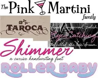 P.E.R.S.T Fonts Collection