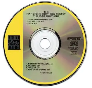Chuck Mangione - The Jazz Brothers (1960) {Riverside OJCCD-997-2 rel 1998}