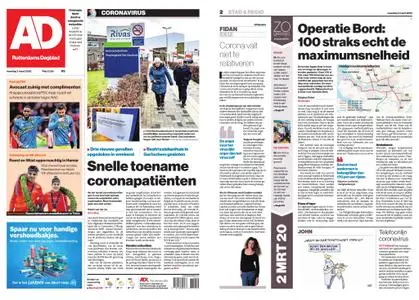Algemeen Dagblad - Rotterdam Stad – 02 maart 2020